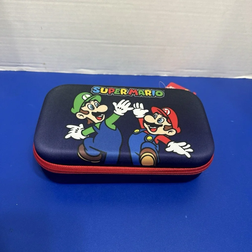 Super Mario Bros School Molded Pencil Box Case Pouch Bag Nintendo Video Gamer